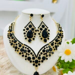 Royal Charm Crystal Set ( Black)